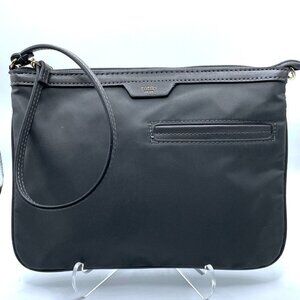 Tutilo New York Take Away iPad Carrying Case Clutch Wristlet Zip Top Grey Nylon